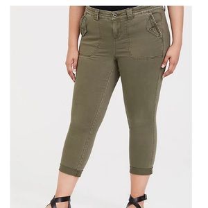 Torrid Military Color Pants SIZE 16